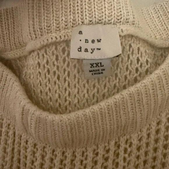 Cream Knit Skirt - Picture 4 of 4